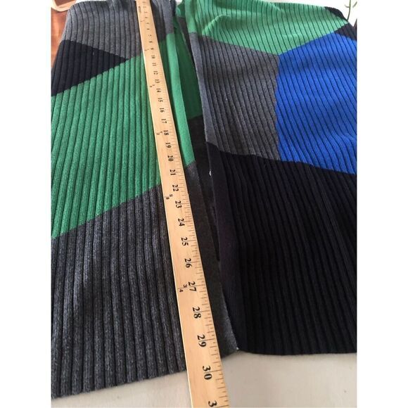 Vince Camuto Colorblock Wrap/Poncho Rib knit Size XS/S - Picture 10 of 11